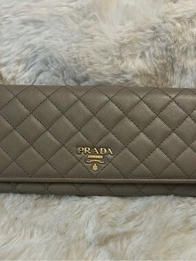 Prada Quilted Leather wallet